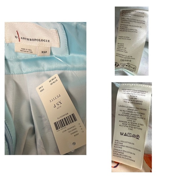 Anthropologie Sleeveless Fold-over Whimsical Dress XSP - Picture 16 of 16